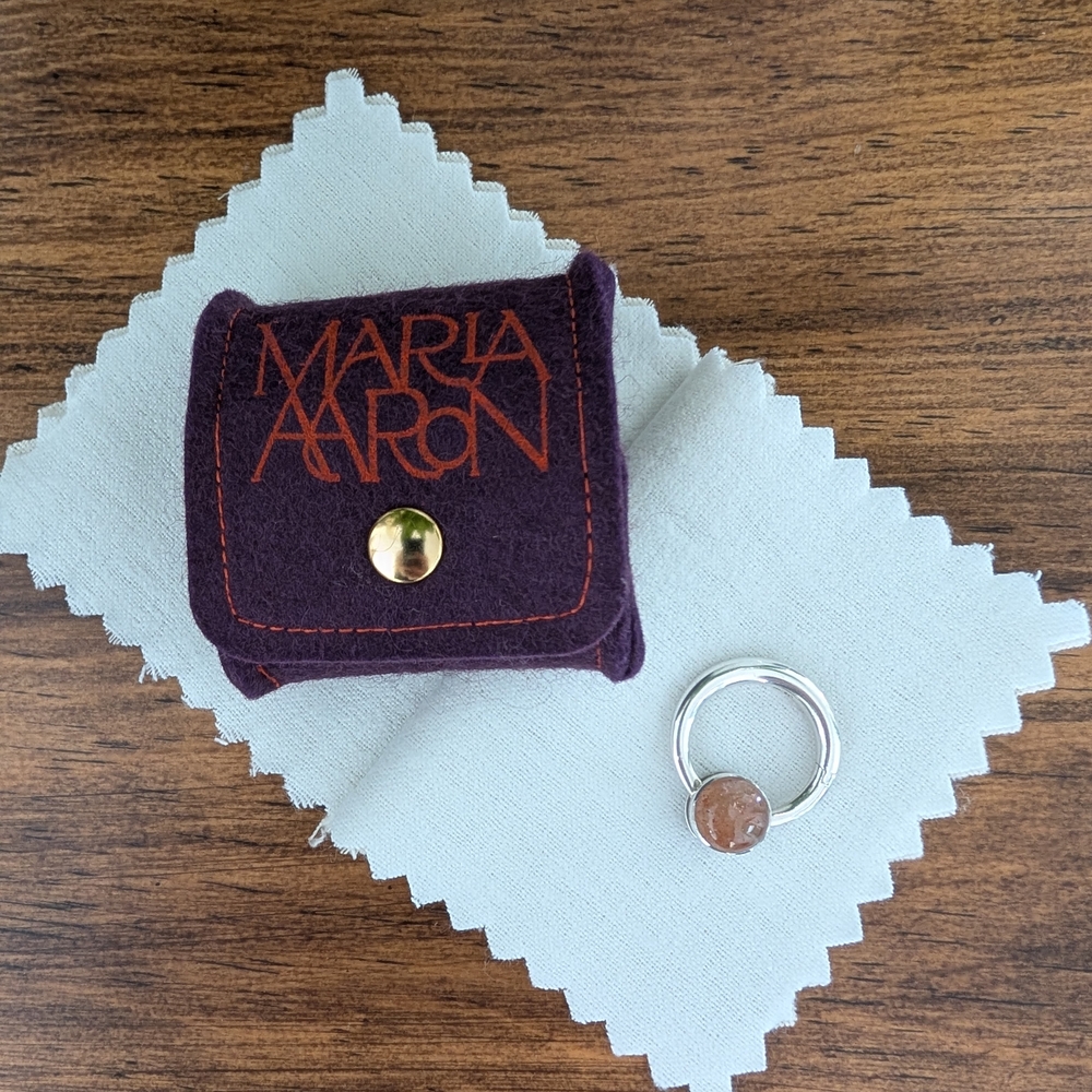 NWOT Marla Aaron Musgrave Sunstone Silver Lock